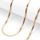 Handmade Stainless Steel 18K Gold Flat Waist Chain